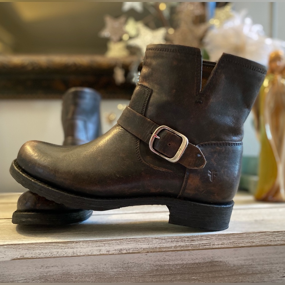 Frye Veronica Flex Bootie ✨ Black Size 8 | leather boots